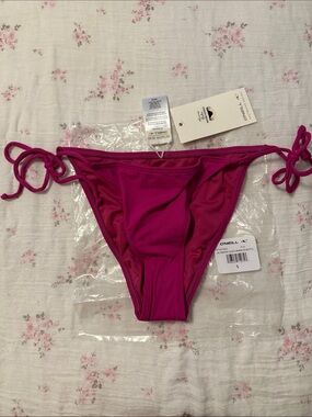 O'Neill Fuchsia Side-Tie Bikini Bottoms